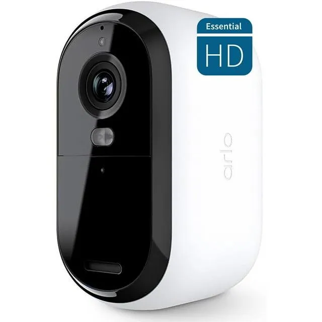 Arlo Essential Outdoor Camera HD (2nd Generation) - Wireless 1080p Security Surveillance Camera - 1-Cam - White, VMC2050-1WMNAS
