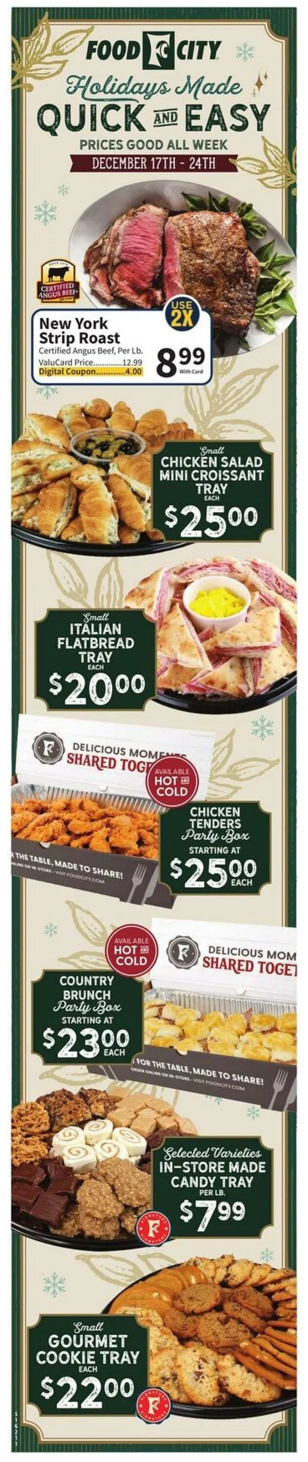 Catálogo de Food City Current weekly ad 17 de diciembre al 24 de diciembre 2025 - Página 1