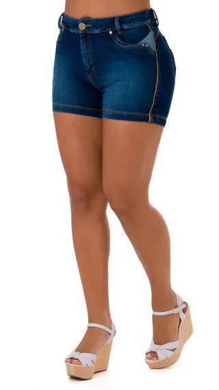 Oria Shorts Levantacola Pretina Delgada 21005SHPD-B