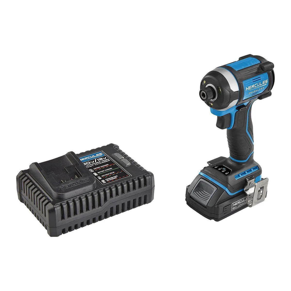 20V Brushless Cordless Compact 3-Speed Impact Driver Kit with 2 Ah Battery and Charger