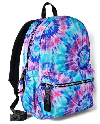 Tween Girls Tie Dye Backpack - multi clr