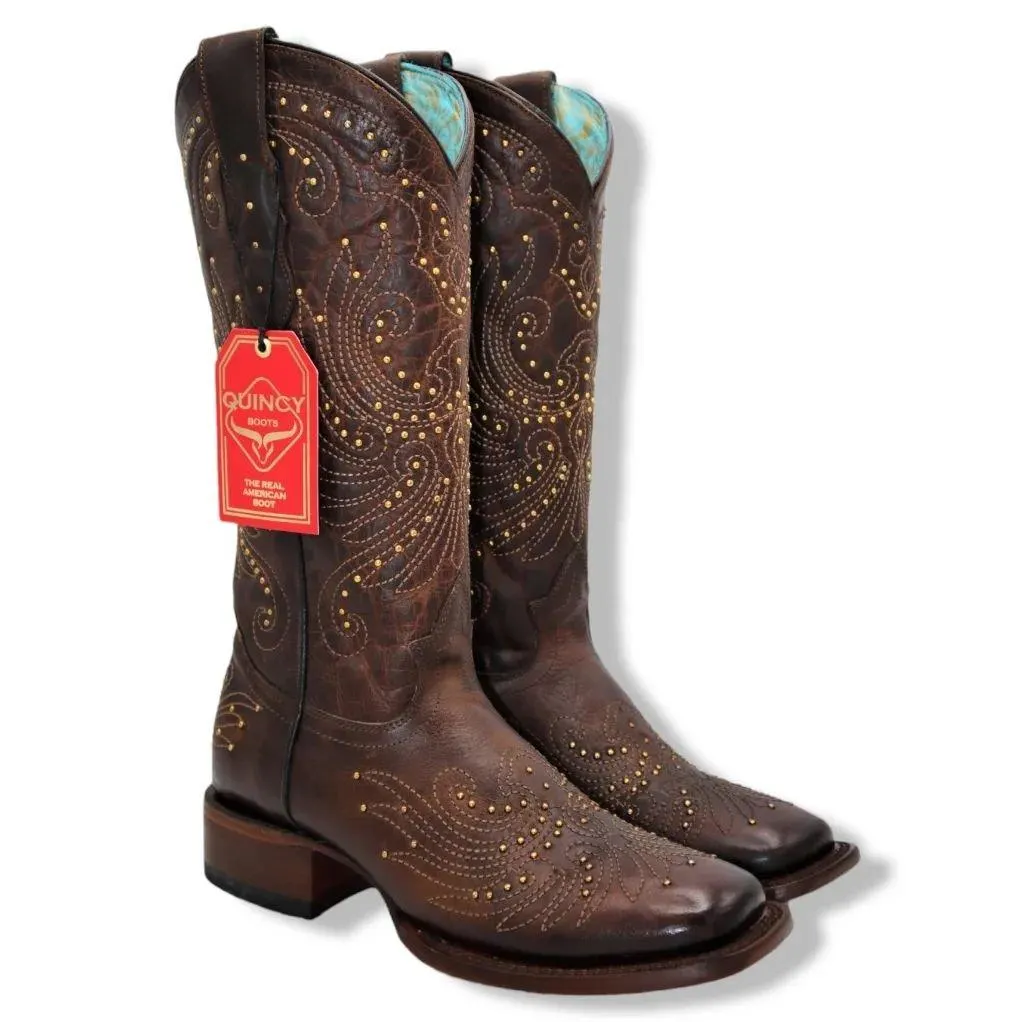 Botas de Cuero Volcano para Mujer en Horma Rodeo Chocolate Q3225294R