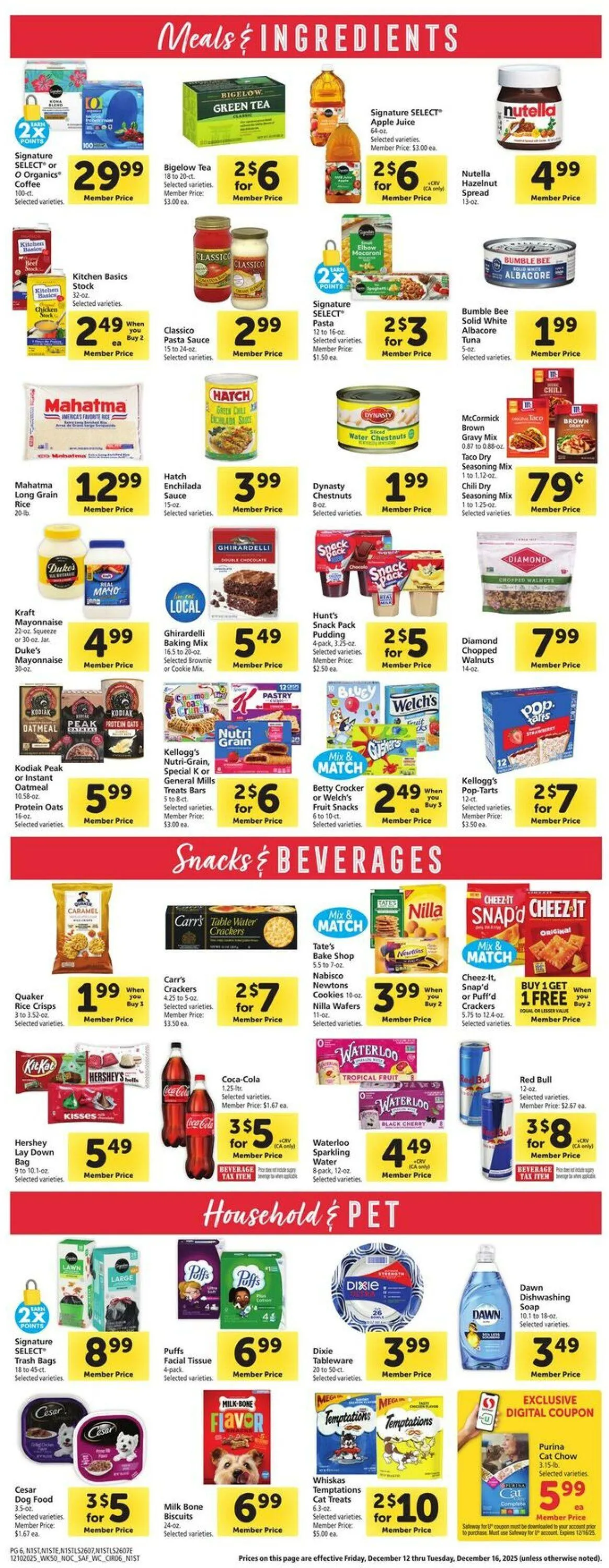 Weekly ad Safeway Current weekly ad from December 10 to December 16 2025 - Page 6