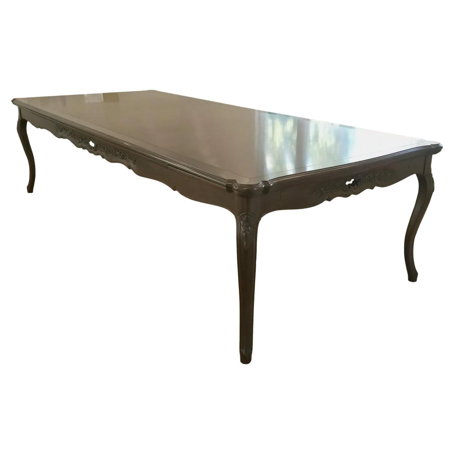 Gran mesa de comedor Chippendale de caoba a medida