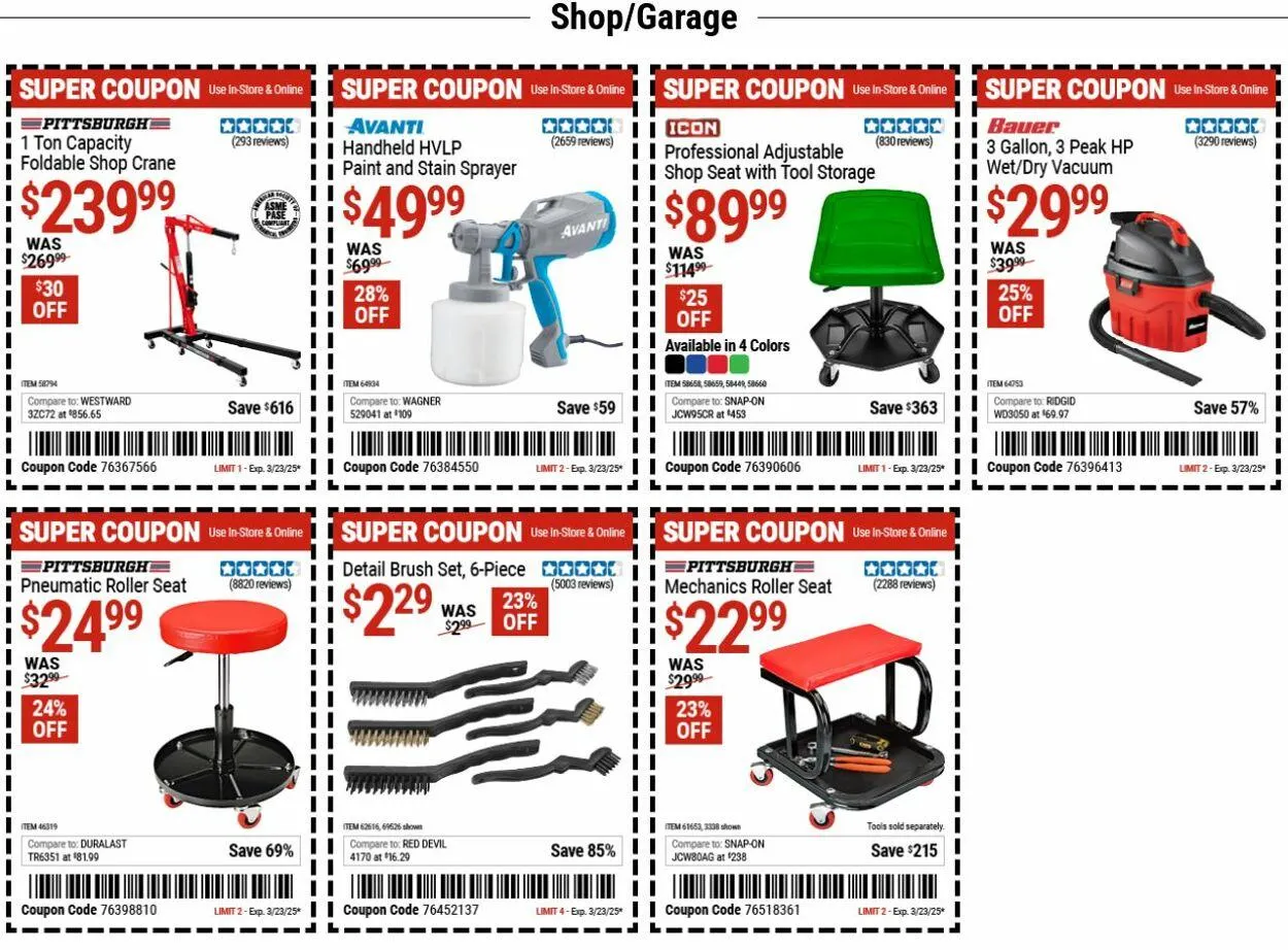 Catálogo de Harbor Freight Current weekly ad 10 de marzo al 19 de marzo 2025 - Página 10