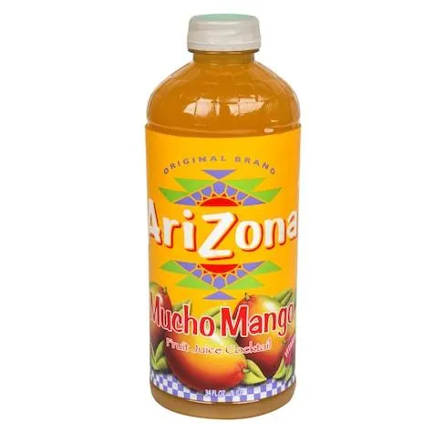 AriZona Mucho Mango Fruit Juice Cocktails, 34-oz.