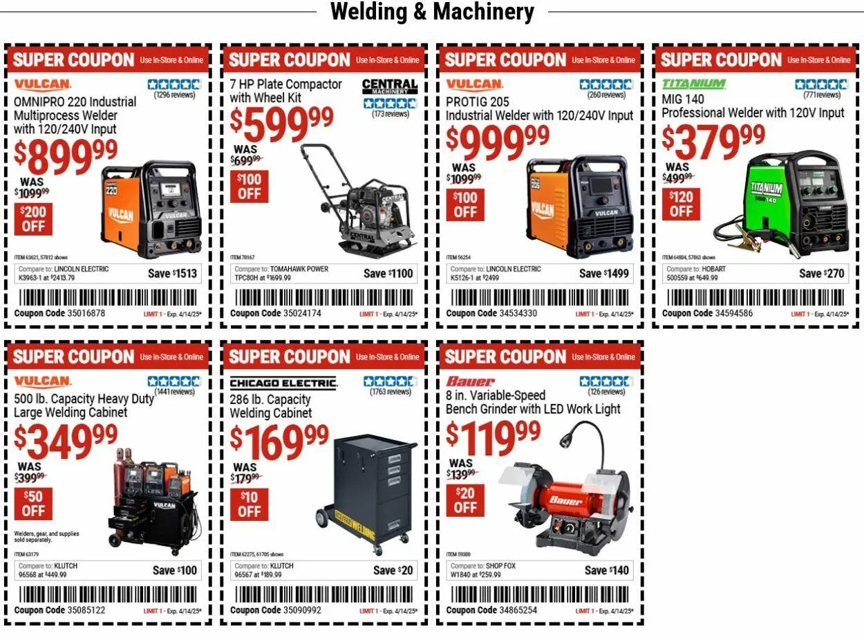 Catálogo de Harbor Freight Current weekly ad 7 de abril al 16 de abril 2025 - Página 12
