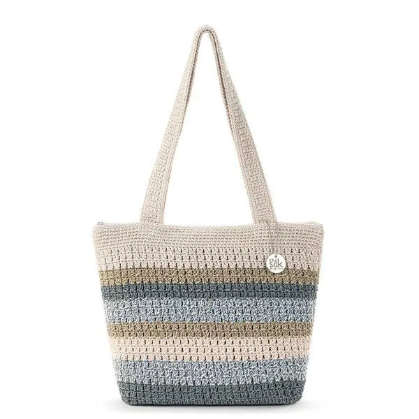 The Sak Casual Desert Stripe Classic Crochet Tote