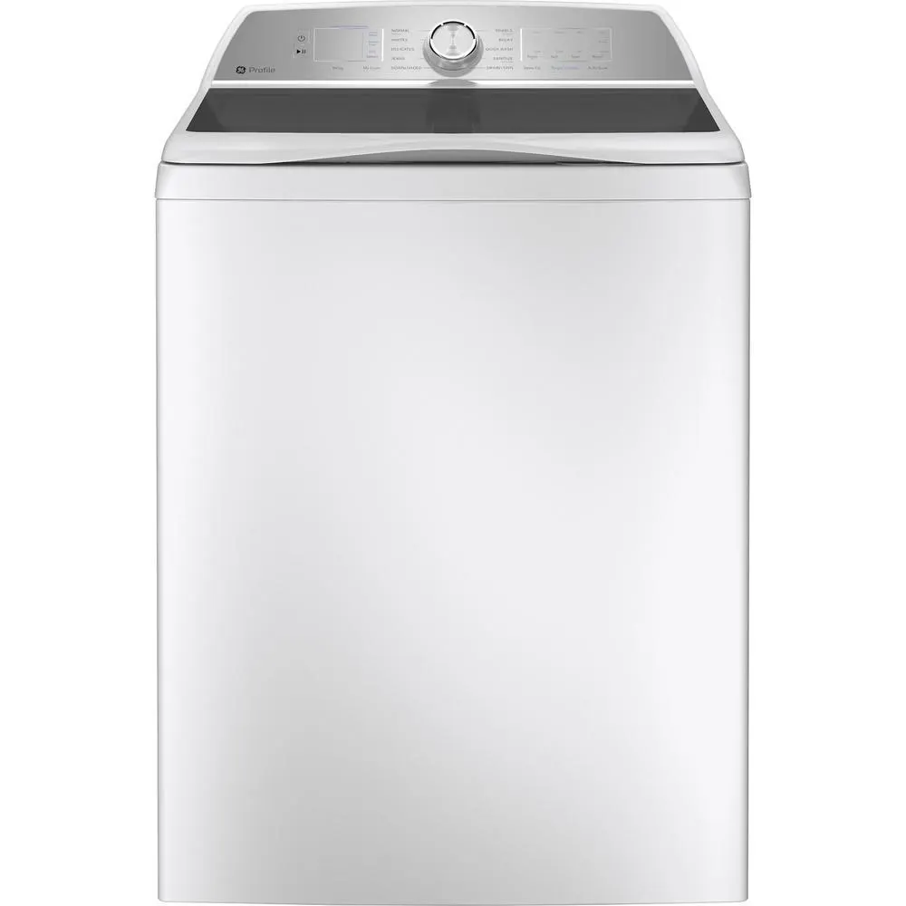GE Appliances PTW605BSRWS 4.9 cu. ft. Capacity Washer with Smarter Wash Technology and FlexDispense™ - White