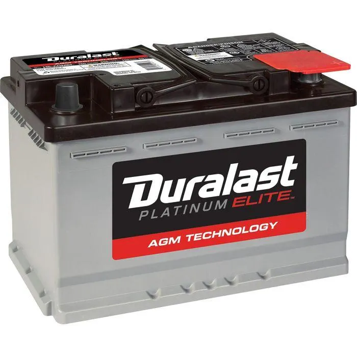 Duralast Platinum Elite AGM Battery 48 BCI Group Size 760 CCA H6-AGMEL