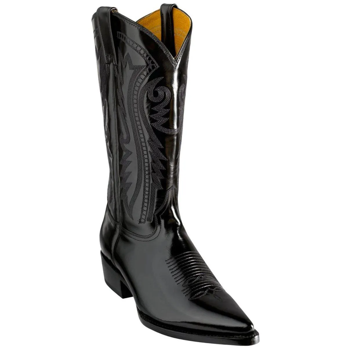 Botas de Cuero Original Camaleon Horma Puntal Color Negro