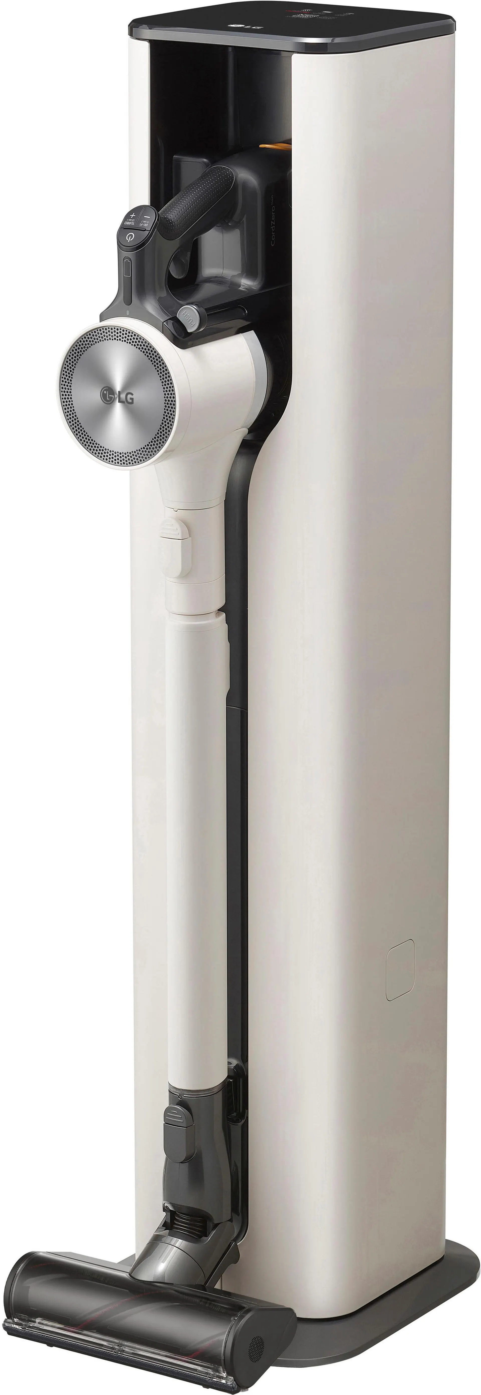 Aspiradora escoba inalámbrica CordZero con vaciado automático y Kompressor - Arena beige