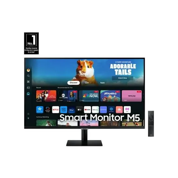 Samsung 32" Smart Monitor M5 (M50D) FHD with Streaming TV and Speakers - LS32DM50DENXGO