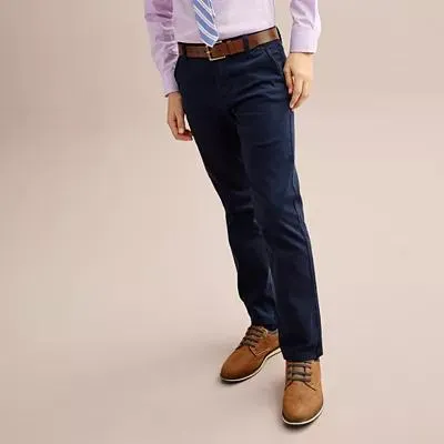 Boys 4-20 IZOD Flat Front Comfort Waistband Pants in Regular, Slim & Husky