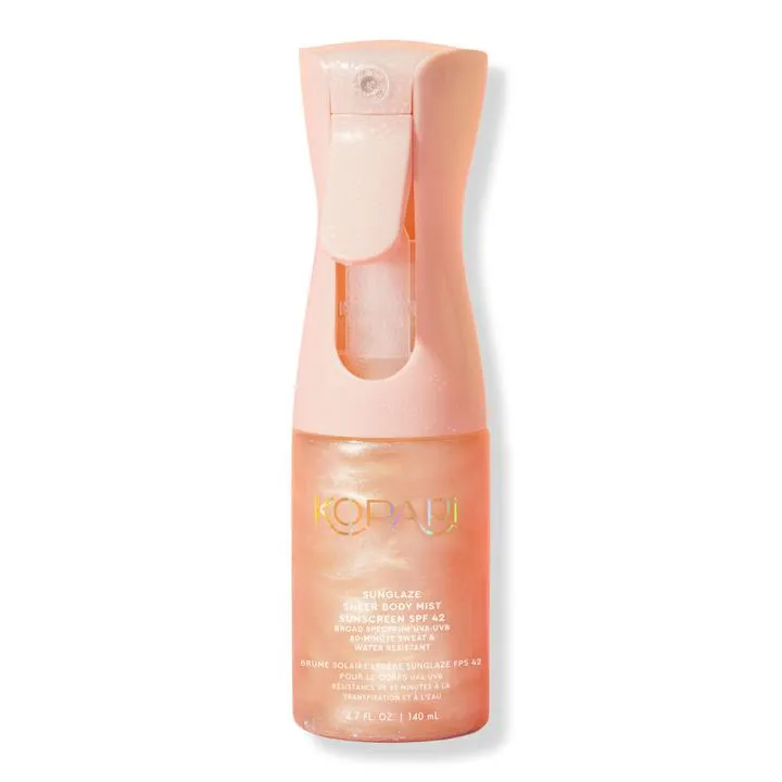 Sunglaze Sheer Body Mist Sunscreen SPF 42