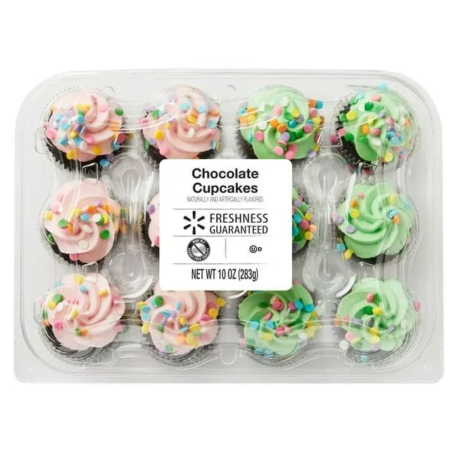 Freshness Guaranteed Vanilla Cupcakes, 10 oz, 12 Count,