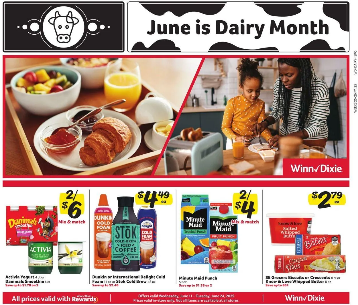 Catálogo de Winn Dixie Current weekly ad 11 de junio al 24 de junio 2025 - Página 1