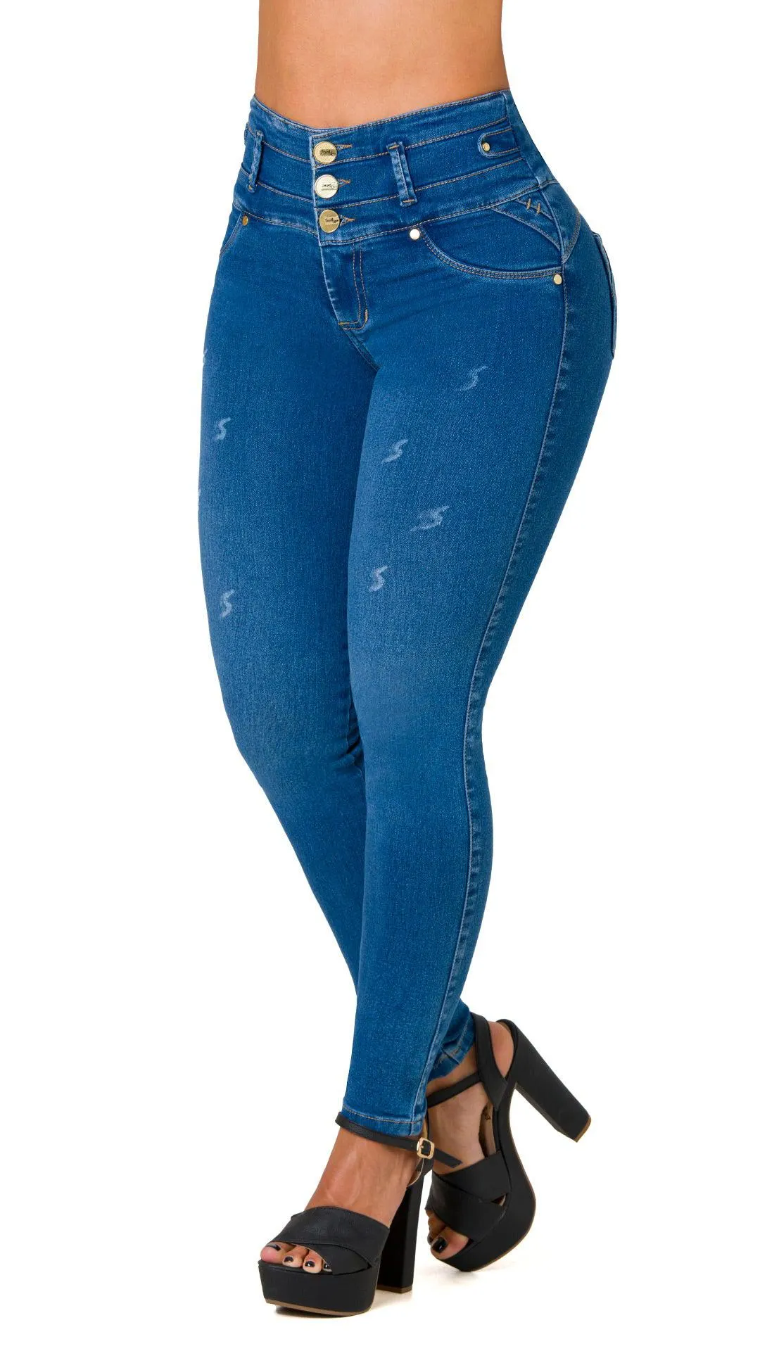 Jean Levanta Cola Skinny Secret Love 21386PAT-B