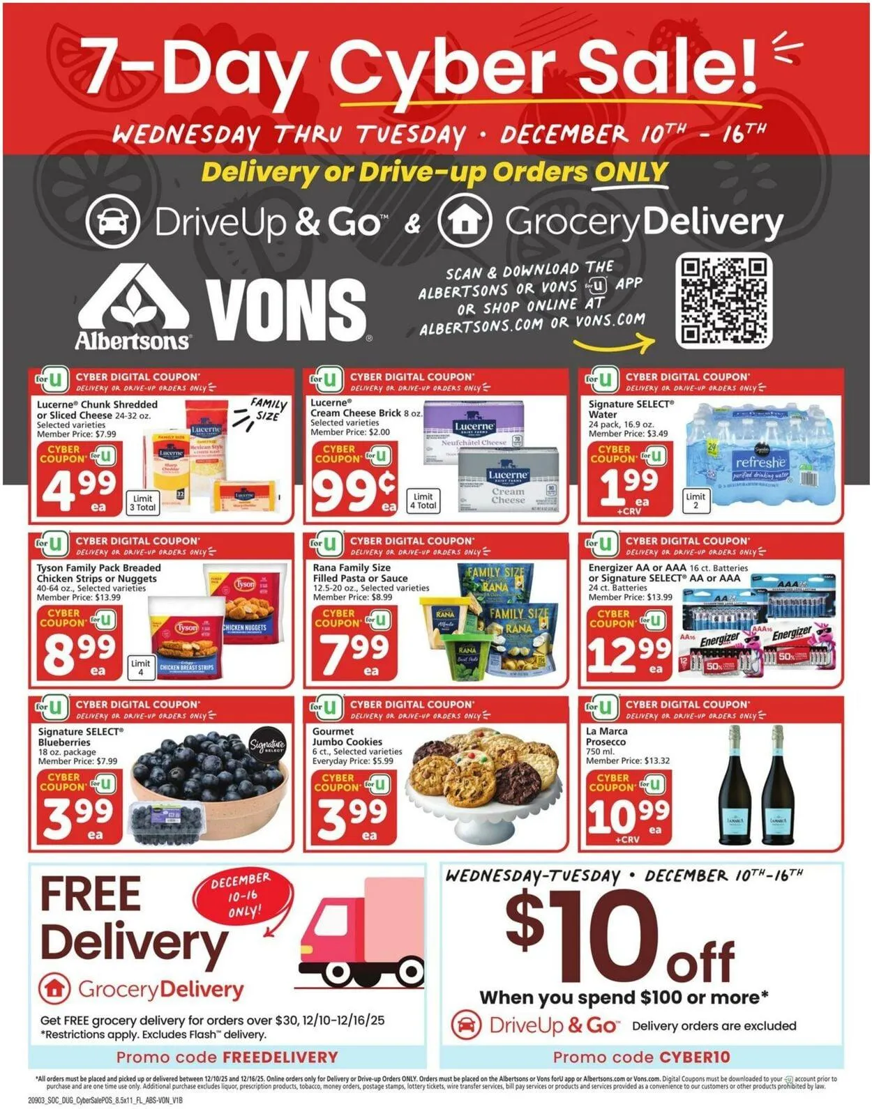 Catálogo de Vons Current weekly ad 10 de diciembre al 16 de diciembre 2025 - Página 1