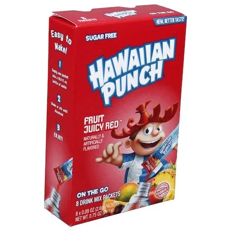 Hawaiian Punch Juicy Red, 8-ct. Packs