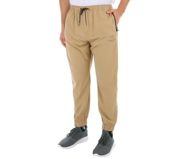 Mens Woven Zip Pockets Joggers