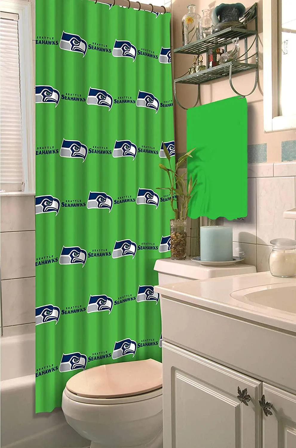 The Northwest Group Seattle Seahawks 72 inch x 72 inch Shower Curtain