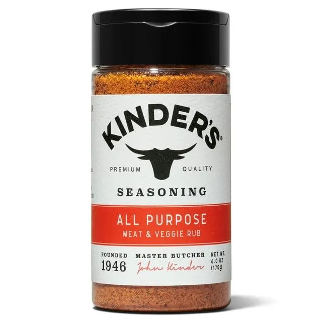 Kinder's All Purpose Meat and Veggie Seasoning for Grilling, 6 oz