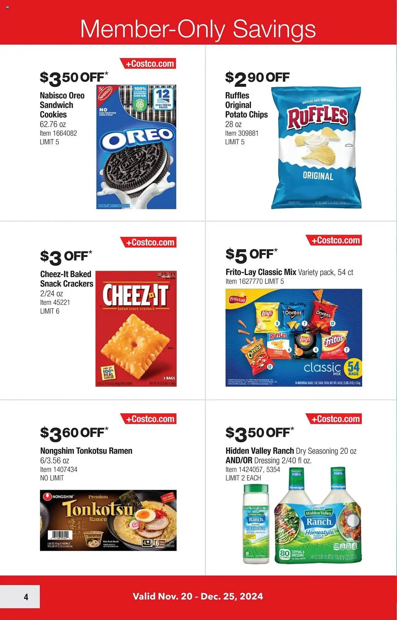 Weekly ad Costco Weekly Ad from November 20 to December 25 2024 - Page 4