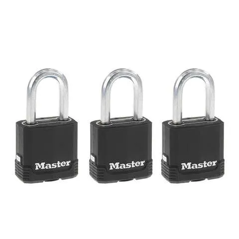 Master Lock M115XTRILF Magnum 1-7/8 in. H X 1-3/16 in. W X 1-3/4 in. L Laminated Steel Ball Bearing