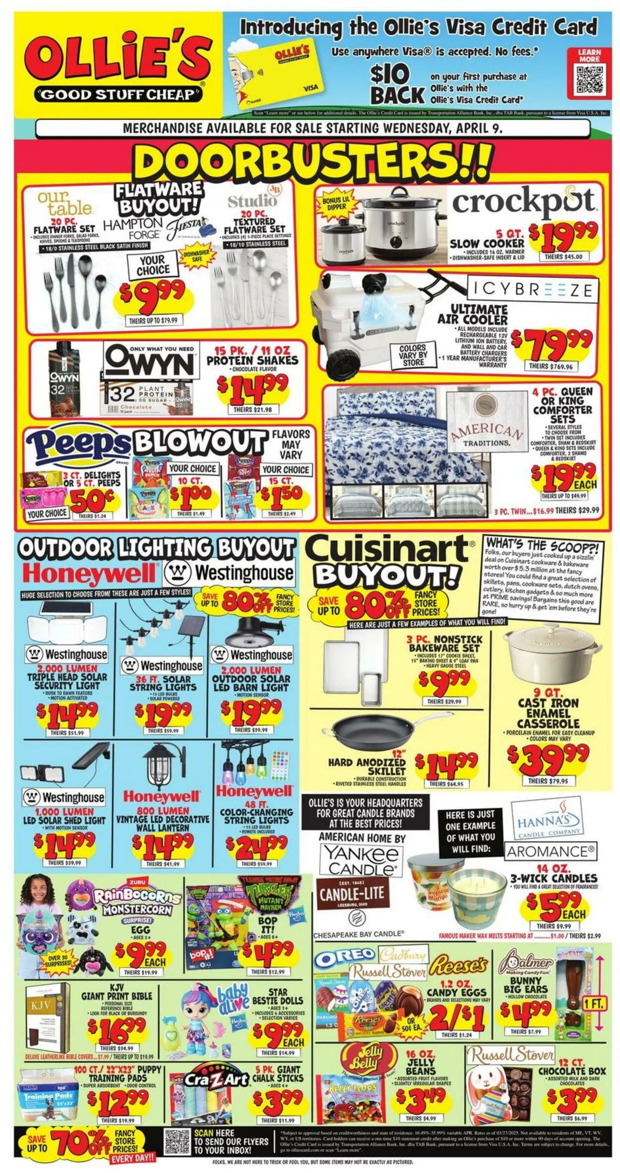 Catálogo de Ollie's - Kansas Current weekly ad 9 de abril al 16 de abril 2025 - Página 1