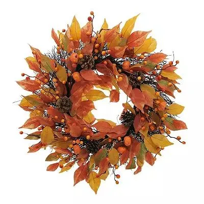 Celebrate Together™ Fall Pumpkin & Berries Artificial Wreath