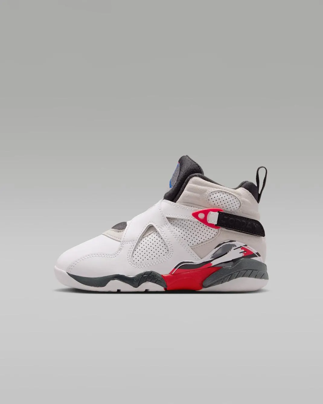 Jordan 8 Retro "White and True Red"