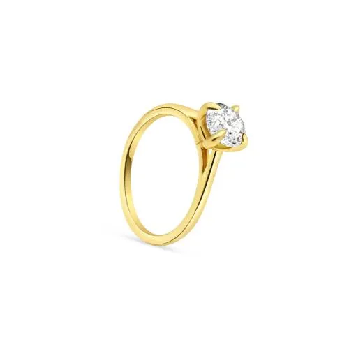 Ring Diamond - 18k Yellow Gold / 7