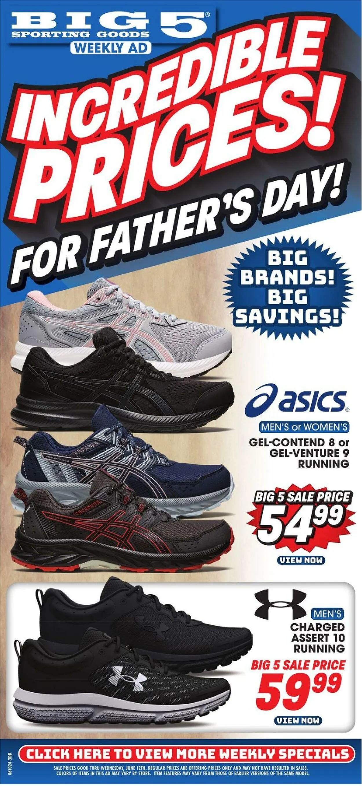 Catálogo de Big 5 Current weekly ad 10 de junio al 12 de junio 2024 - Página 1