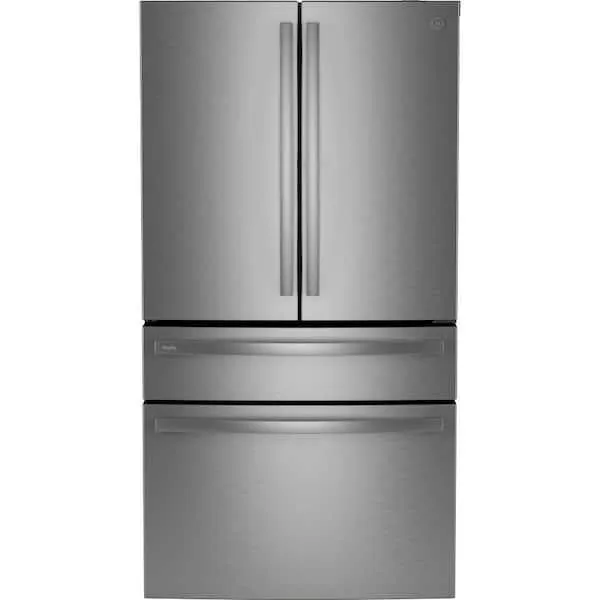 Profile 28.7 cu. ft. 4-Door French Door Refrigerator in Stainless Steel with Dual-Dispense Autofill Pitcher