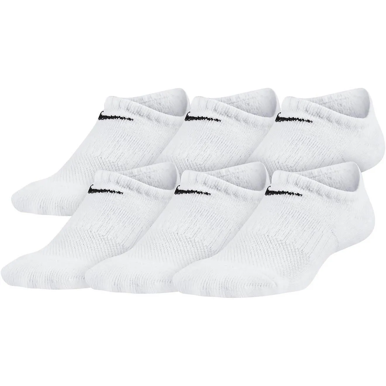 Nike Boys' Performance Cushioned No-Show Training Socks 6 Pack
