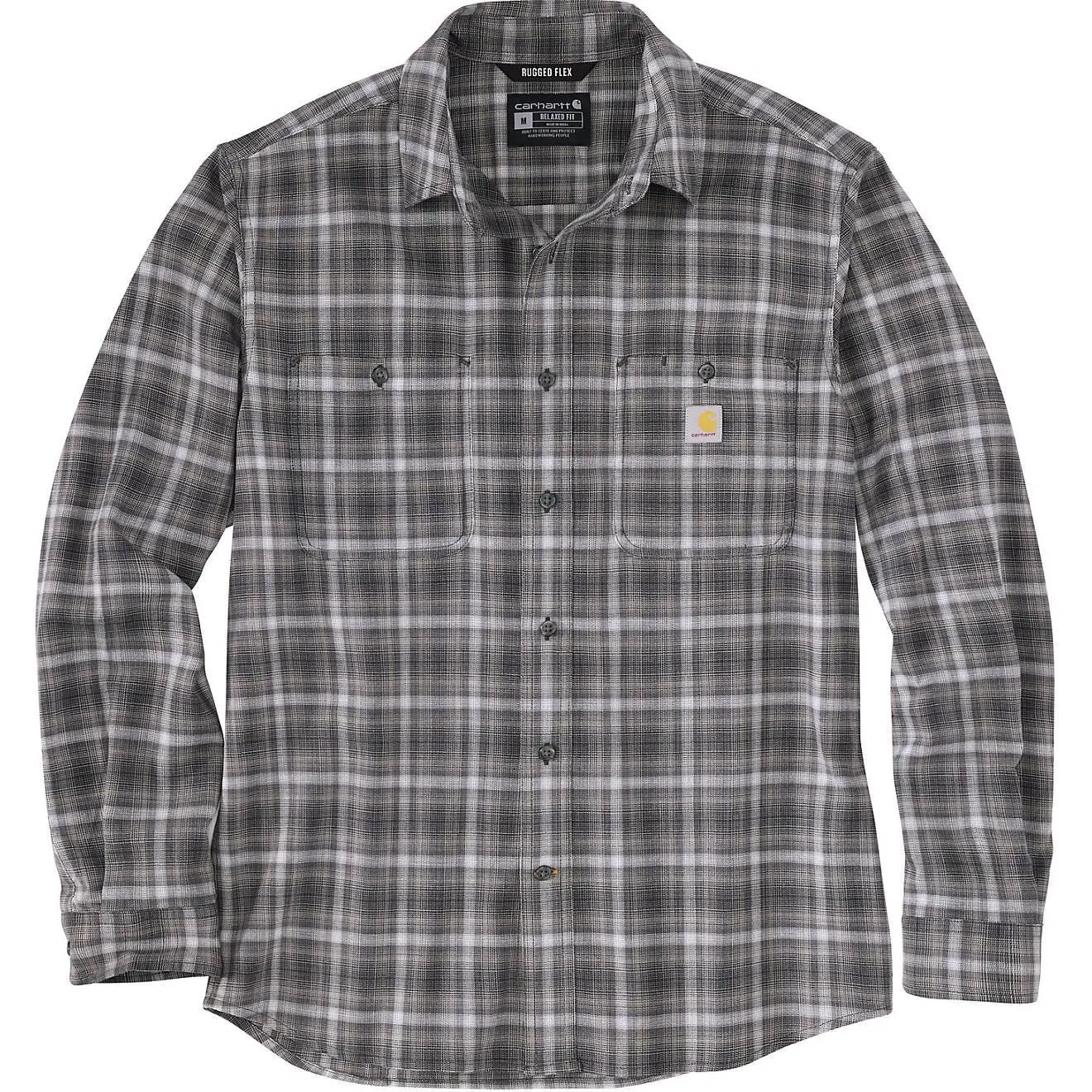 Carhartt Men's Rugged Flex Lightweight Flannel Long Sleeve Shirt