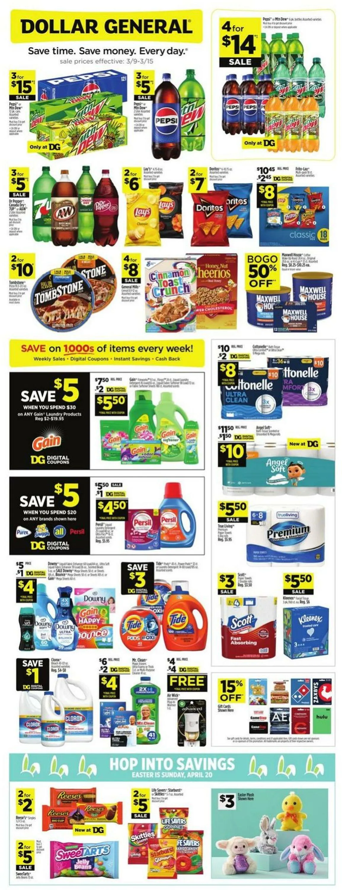Catálogo de Dollar General Current weekly ad 9 de marzo al 15 de marzo 2025 - Página 1