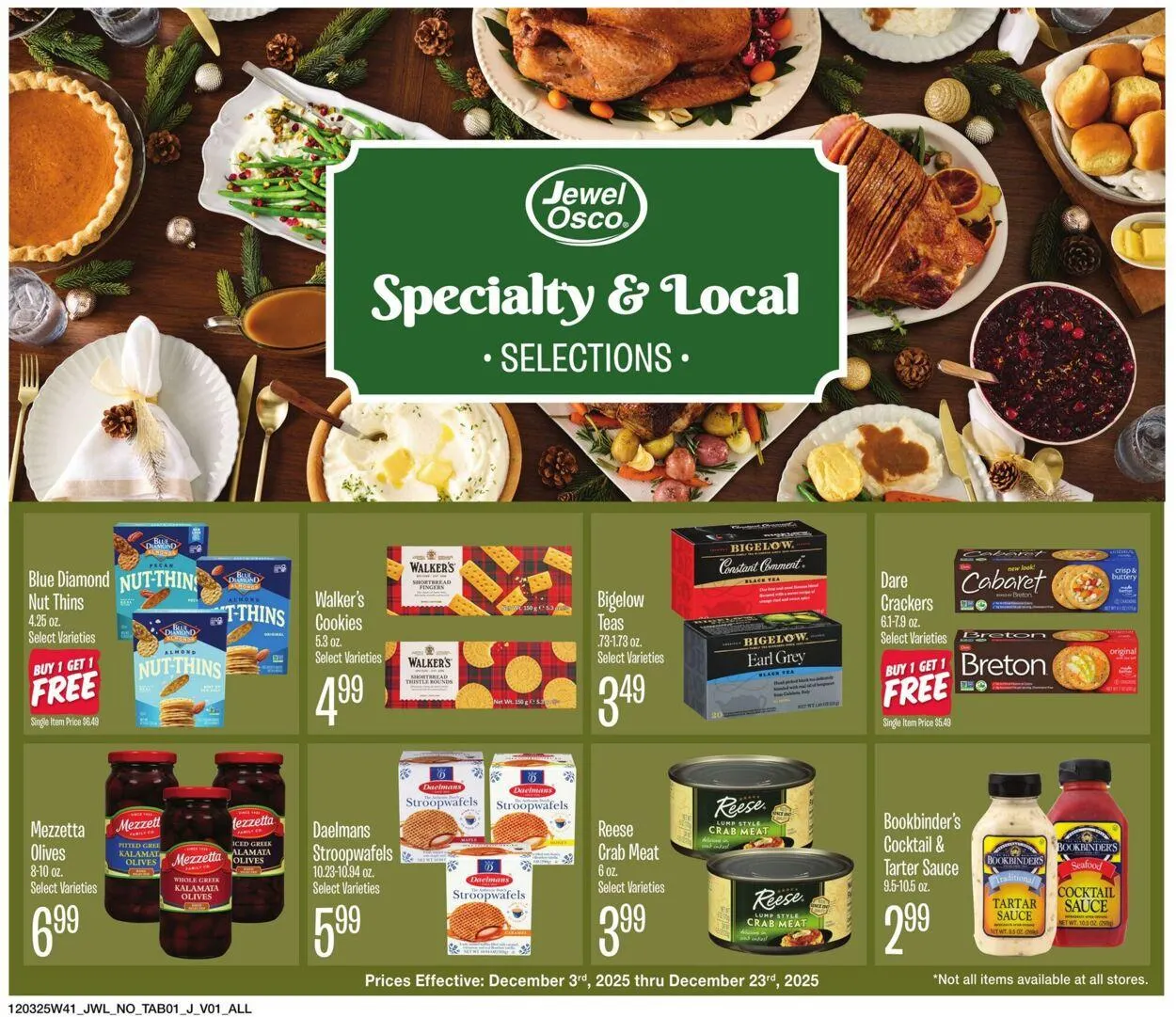 Catálogo de Jewel Osco Current weekly ad 3 de diciembre al 23 de diciembre 2025 - Página 1