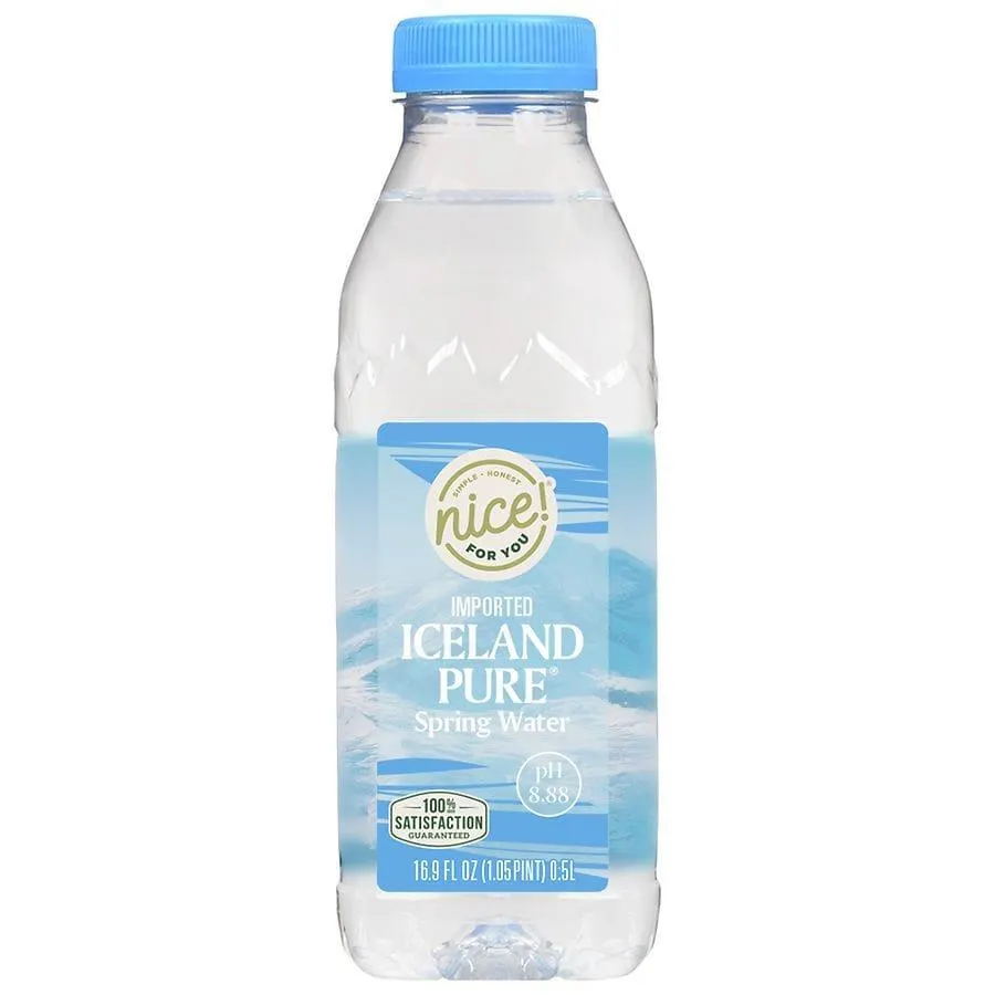 Nice! Iceland Pure Spring Water, 16.9 fl oz