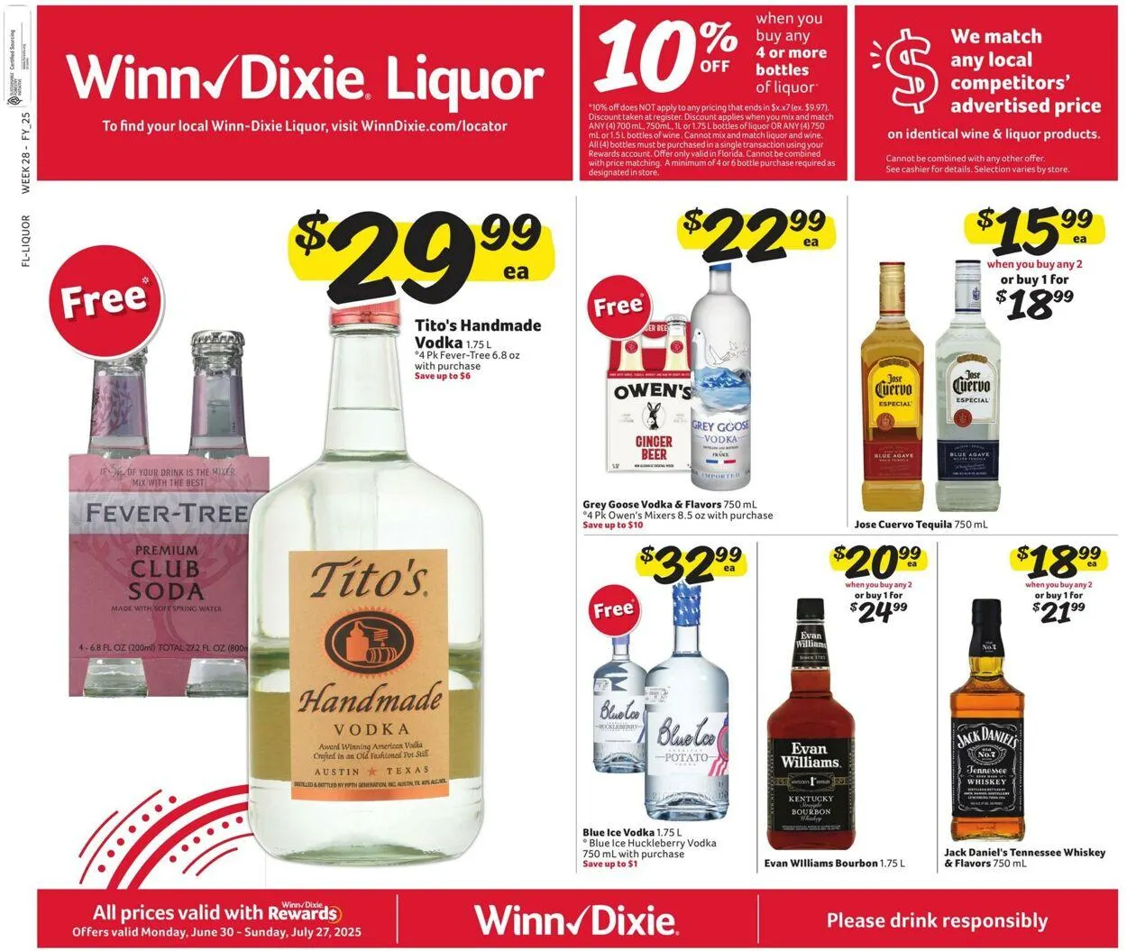Catálogo de Winn Dixie Current weekly ad 30 de junio al 27 de julio 2025 - Página 1