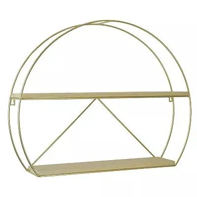 Belle Maison Round 2-Shelf Wall Decor