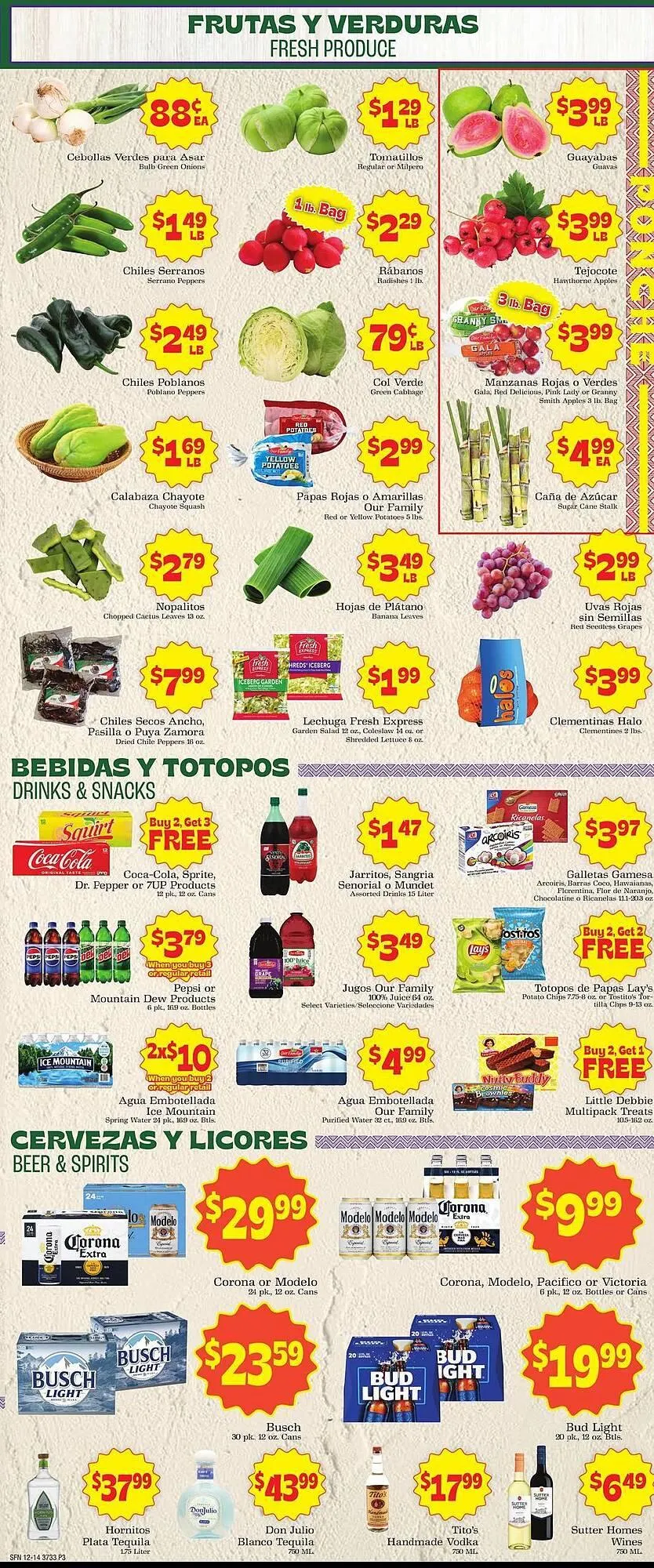Catálogo de Supermercado Nuestra Familia weekly ad 14 de diciembre al 20 de diciembre 2025 - Página 3
