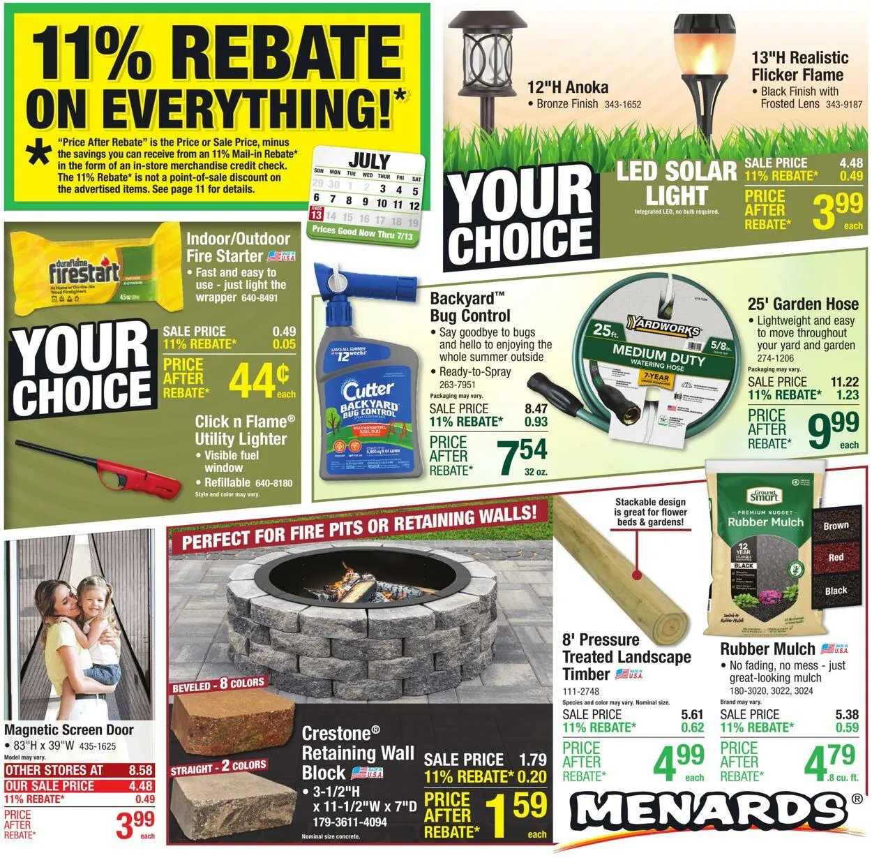 Catálogo de Menards Current weekly ad 2 de julio al 13 de julio 2025 - Página 1
