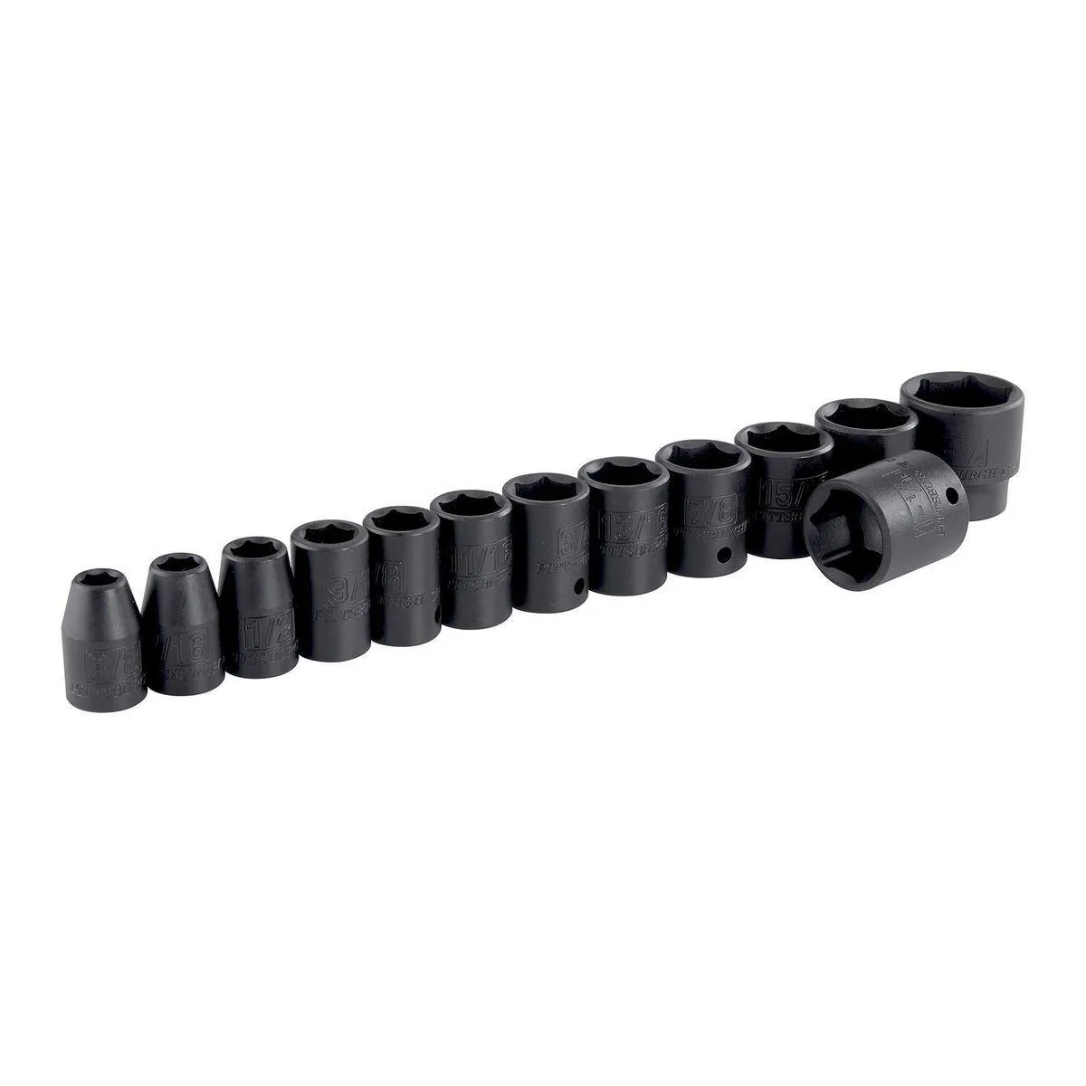1/2 in. Drive SAE Impact Socket Set, 13 Piece