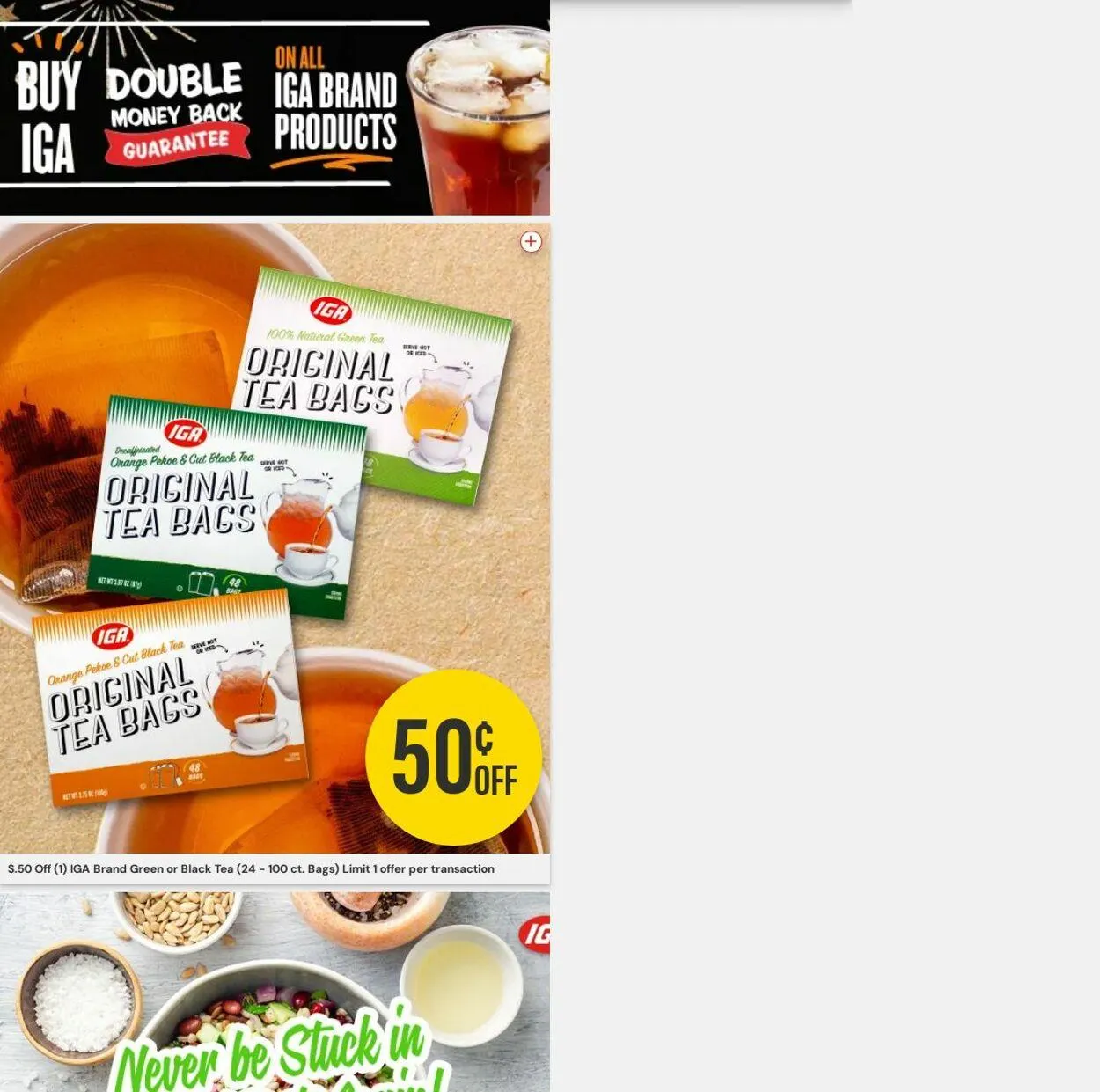IGA Current weekly ad - 1