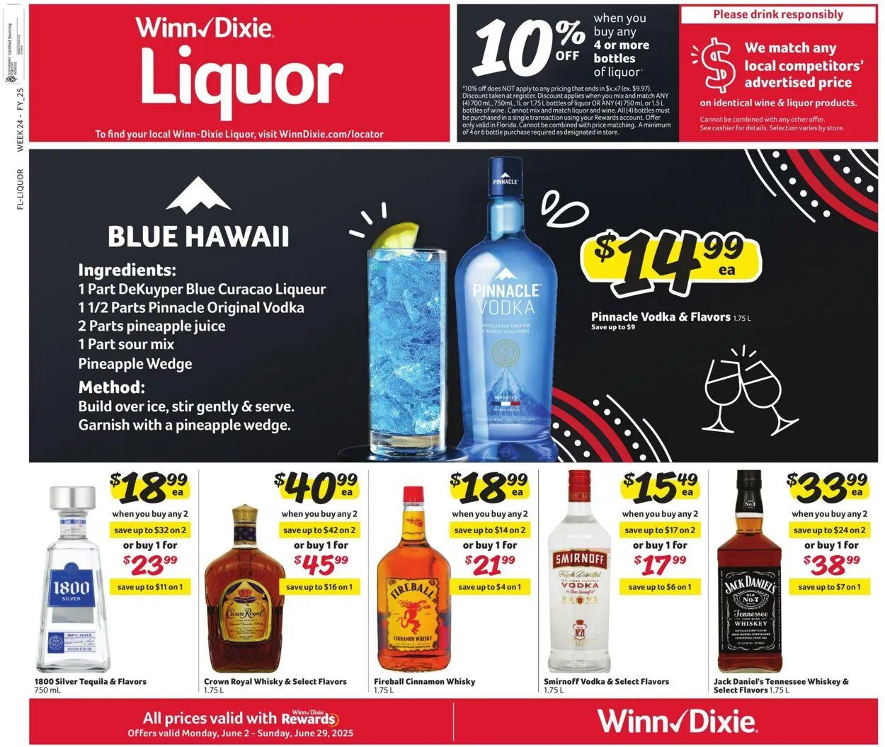 Catálogo de Winn Dixie Current weekly ad 2 de junio al 29 de junio 2025 - Página 1