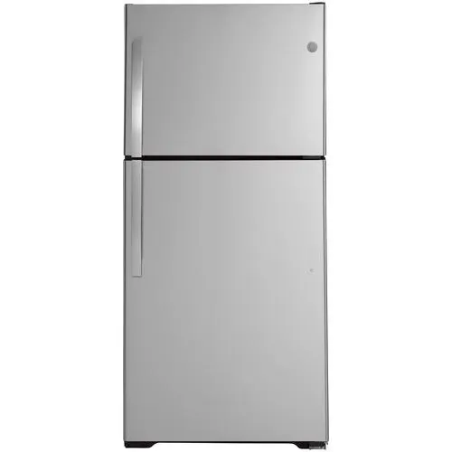 - 21.9 CuFt Top-Mount Refrigerator in Fingerprint Resistant Stainless Steel