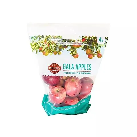 Wellsley Farms Organic Gala Apples, 4 lbs.