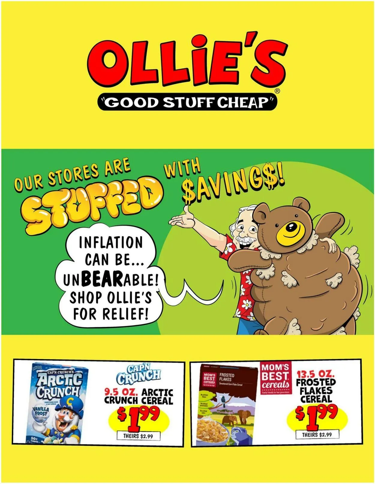 Catálogo de Ollie's - Kansas Current weekly ad 2 de abril al 9 de abril 2025 - Página 1